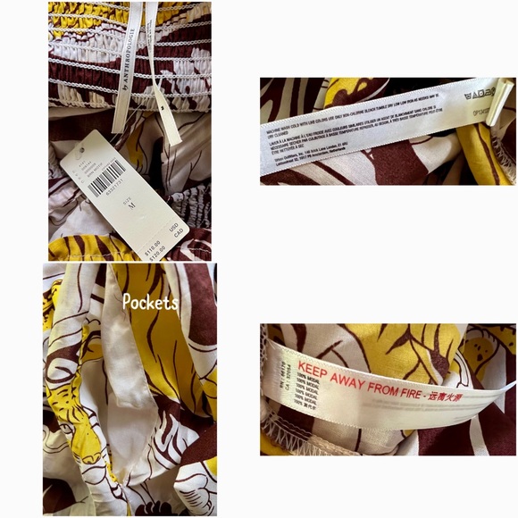 Anthropologie Whimsical Panther Maxi Dress M - Picture 16 of 16